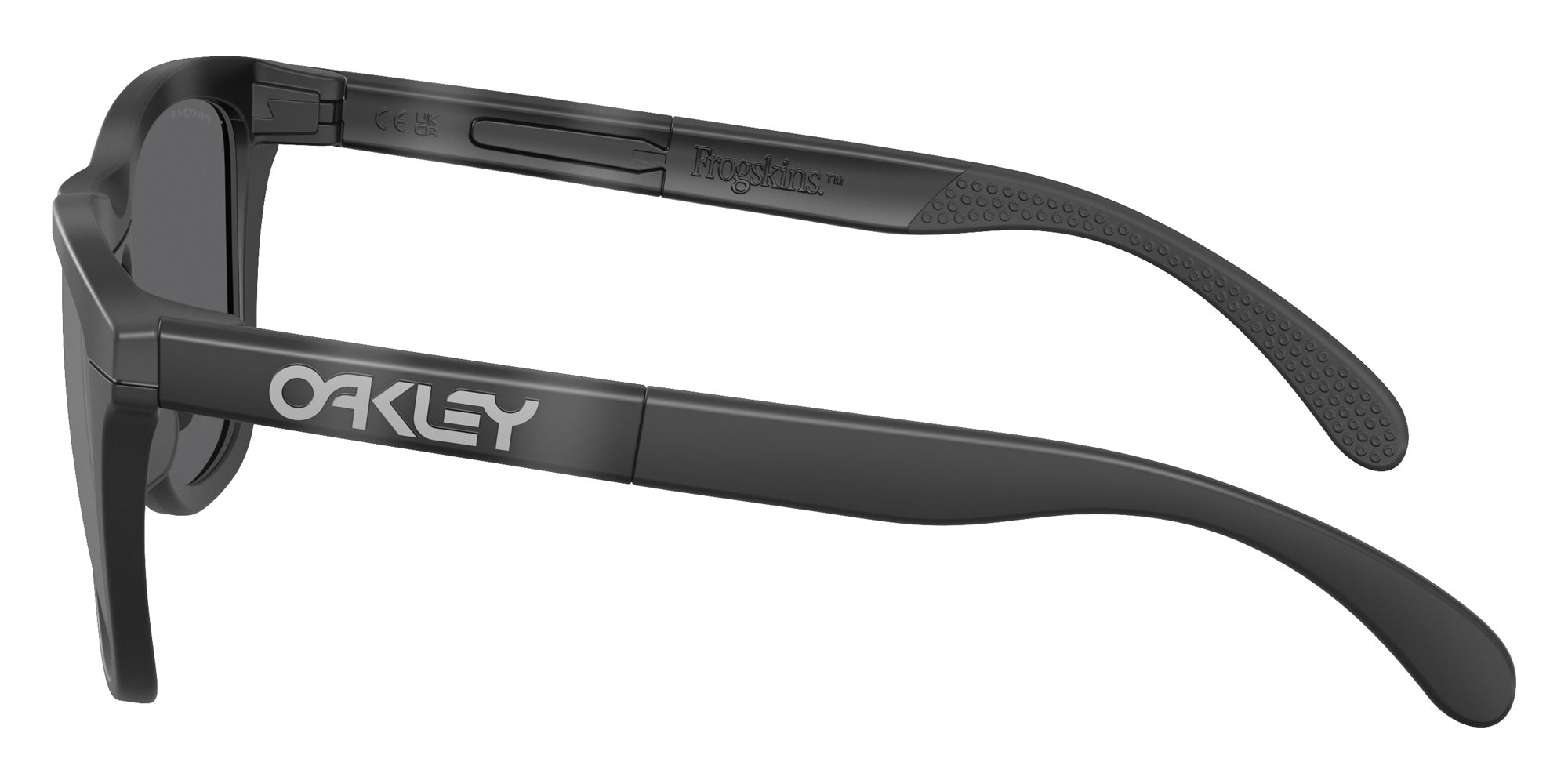 Oakley® OO9503A FROGSKINS RANGE XL A OO9503A 950307 58 Sunglasses - Matte Tortoise Gray Smoke/Matte Black / Prizm Black Polarized Mirrored