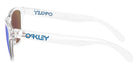 Oakley® OO9508 Frogskins S OO9508 950801 53 - Polished Clear/Prizm Sapphire Sunglasses