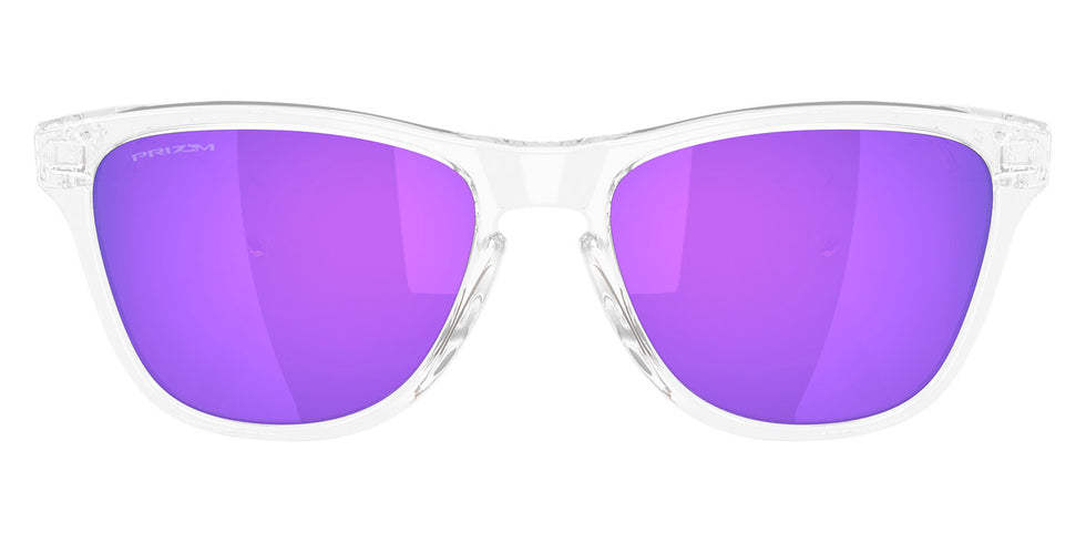 Oakley® OO9508 Frogskins S OO9508 950802 53 - Polished Clear/Prizm Violet Sunglasses