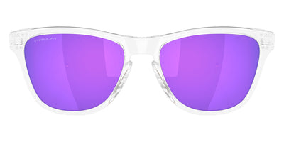 Oakley® OO9508 Frogskins S OO9508 950802 53 - Polished Clear/Prizm Violet Sunglasses