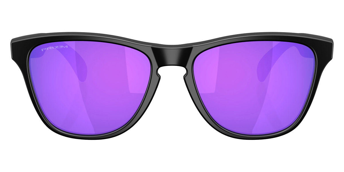 Oakley® OO9508 Frogskins S OO9508 950804 53 - Matte Black/Prizm Violet Sunglasses
