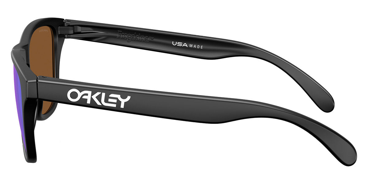 Oakley® OO9508 Frogskins S OO9508 950804 53 - Matte Black/Prizm Violet Sunglasses