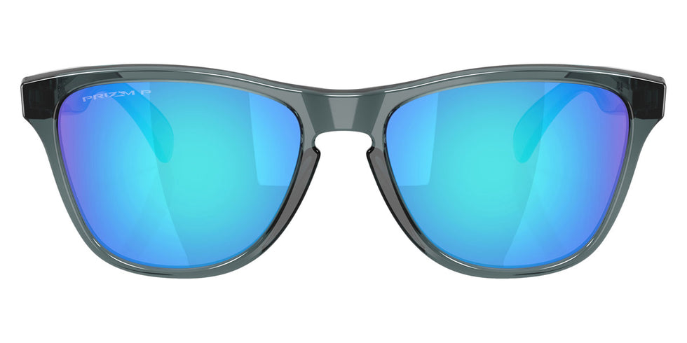 Oakley® OO9508 Frogskins S OO9508 950805 53 - Crystal Black/Prizm Sapphire Polarized Sunglasses