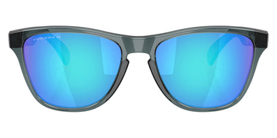 Oakley® OO9508 Frogskins S OO9508 950805 53 - Crystal Black/Prizm Sapphire Polarized Sunglasses