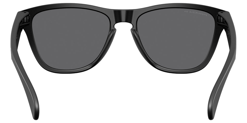 Oakley® OO9508 Frogskins S OO9508 950806 53 - Matte Black/Prizm Black Polarized Sunglasses