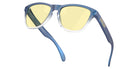 Oakley® OO9508 FROGSKINS S OO9508 950807 53 Sunglasses - Matte Cyan/Blue/Clear Shift Fade / Prizm Gaming™ 2.0 Mirrored