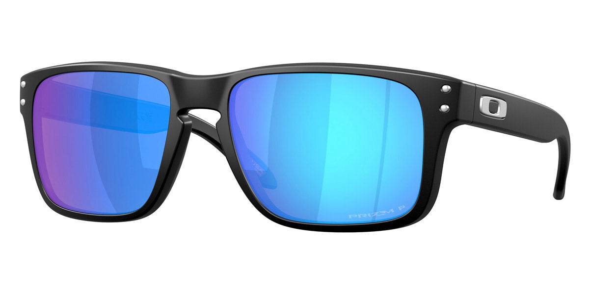 Oakley® OO9509 Holbrook S OO9509 950904 53 - Matte Black/Prizm Sapphire Polarized Sunglasses