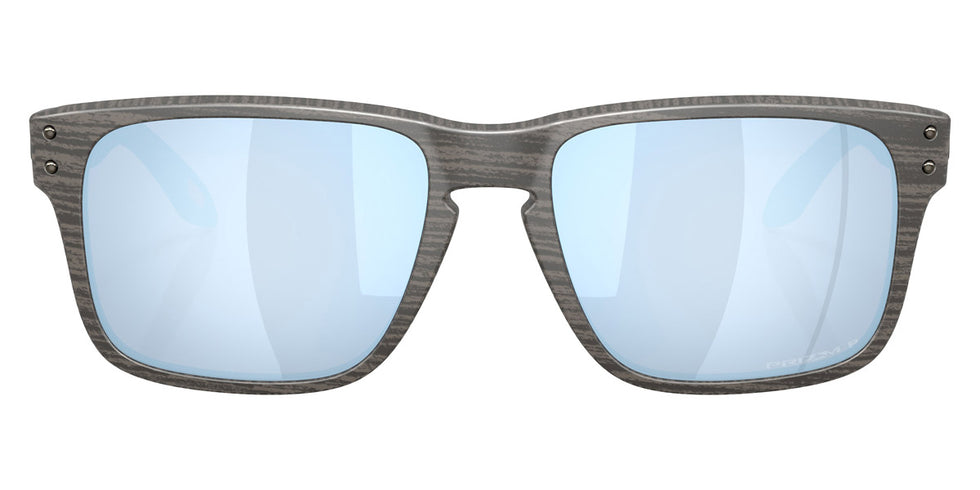 Oakley® OO9509 Holbrook S OO9509 950905 53 - Woodgrain/Prizm Deep Water Polarized Sunglasses
