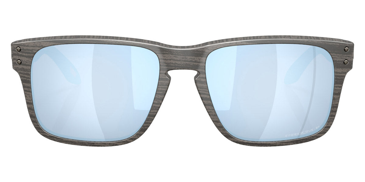 Oakley® OO9509 Holbrook S OO9509 950905 53 - Woodgrain/Prizm Deep Water Polarized Sunglasses