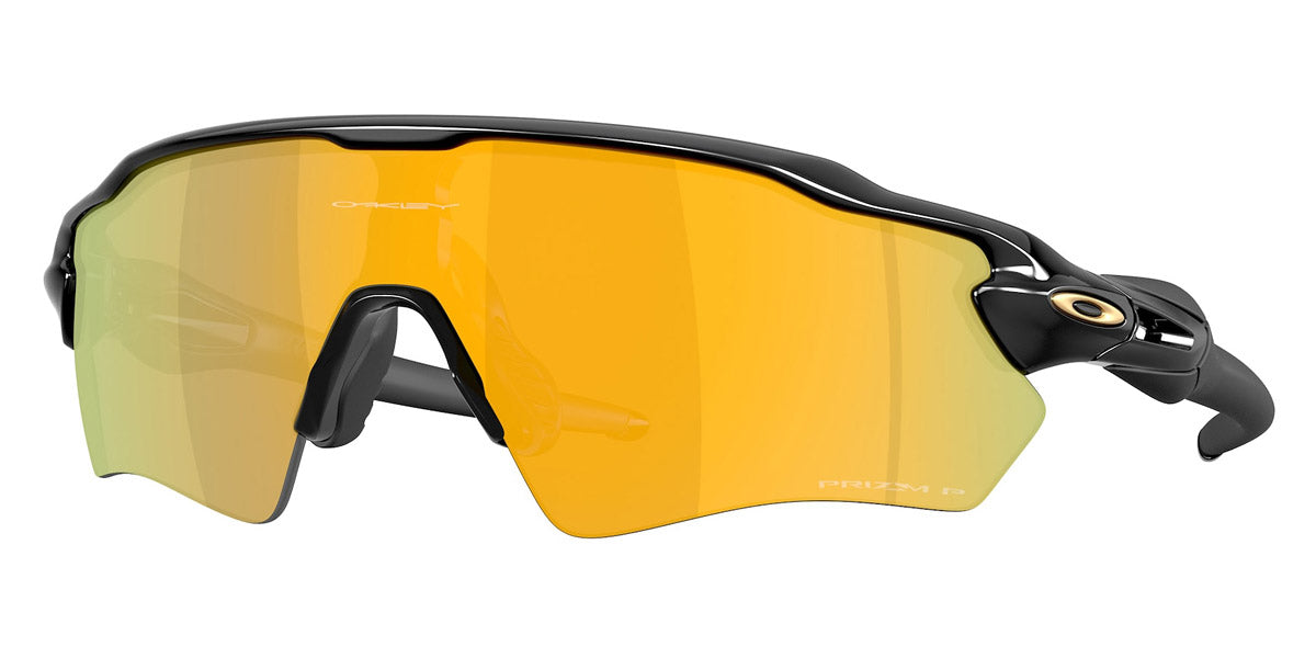 Oakley® OO9510 Radar Ev S Path OO9510 951004 31 - Polished Black/Prizm 24K Polarized Sunglasses