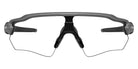 Oakley® OO9510 Radar Ev S Path OO9510 951008 31 - Steel/Clear To Black Iridium Photochromic Sunglasses