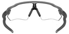 Oakley® OO9510 Radar Ev S Path OO9510 951008 31 - Steel/Clear To Black Iridium Photochromic Sunglasses