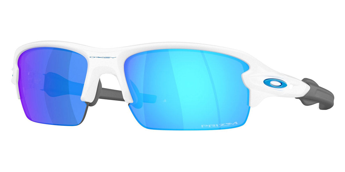 Oakley® OO9511 Flak 2.0 S OO9511 951102 59 - Polished White/Prizm Sapphire Sunglasses