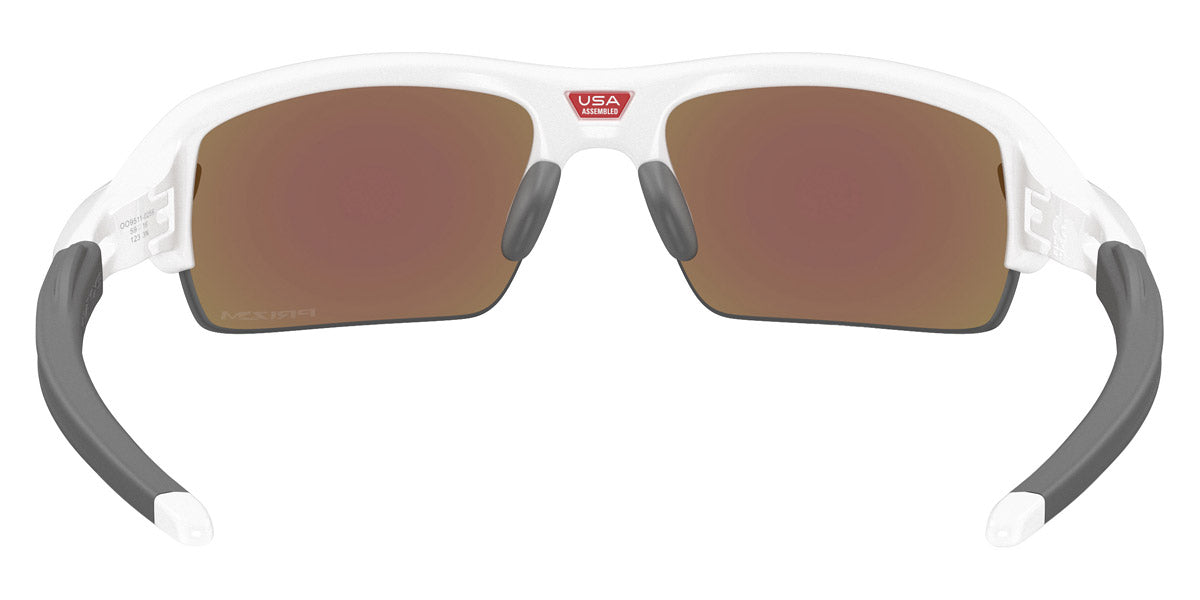 Oakley® OO9511 Flak 2.0 S OO9511 951102 59 - Polished White/Prizm Sapphire Sunglasses