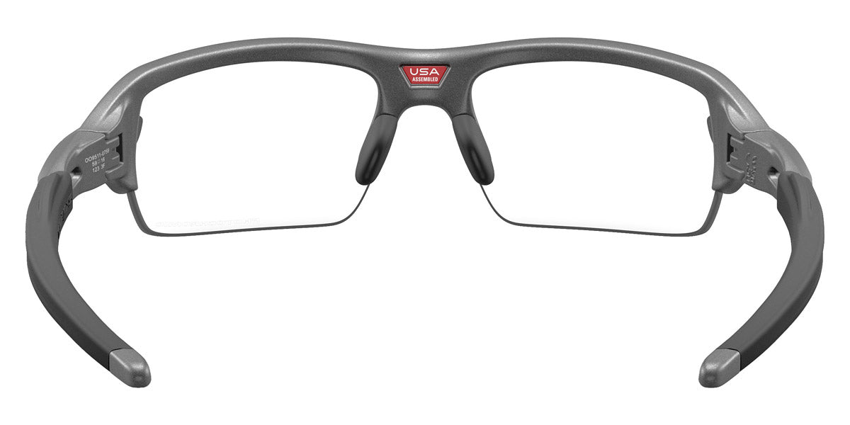 Oakley® OO9511 Flak 2.0 S OO9511 951107 59 - Steel/Clear To Black Iridium Photochromic Sunglasses