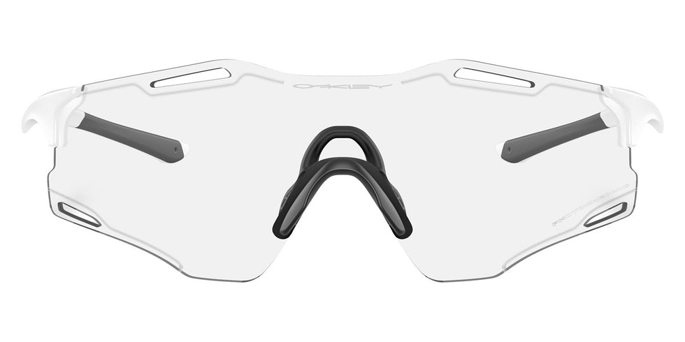 Oakley® OO9512D Cybr Zero OO9512D 951201 39 - Matte White/Clear To Black Iridium Photochromic Sunglasses