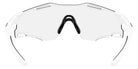Oakley® OO9512D Cybr Zero OO9512D 951201 39 - Matte White/Clear To Black Iridium Photochromic Sunglasses