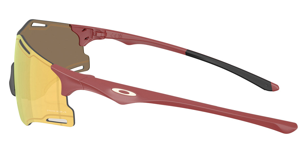 Oakley® OO9512D Cybr Zero OO9512D 951203 39 - Matte Iron Red/Prizm 24K Sunglasses