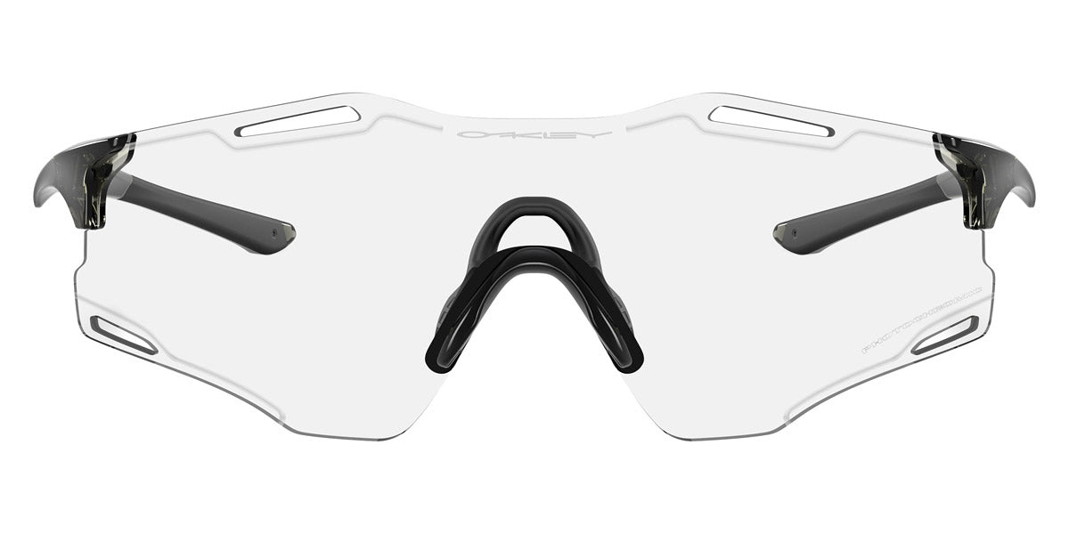 Oakley® OO9512D Cybr Zero OO9512D 951206 39 - Translucent Grey Smoke/Clear To Black Iridium Photochromic Sunglasses
