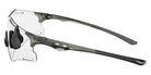 Oakley® OO9512D Cybr Zero OO9512D 951206 39 - Translucent Grey Smoke/Clear To Black Iridium Photochromic Sunglasses