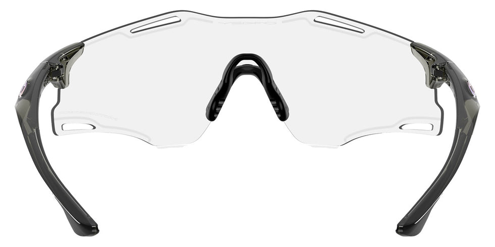 Oakley® OO9512D Cybr Zero OO9512D 951206 39 - Translucent Grey Smoke/Clear To Black Iridium Photochromic Sunglasses