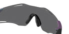 Oakley® OO9512D CYBR ZERO OO9512D 951207 39 Sunglasses - Matte Purple/Green Colorshift / Prizm Black Mirrored 951207