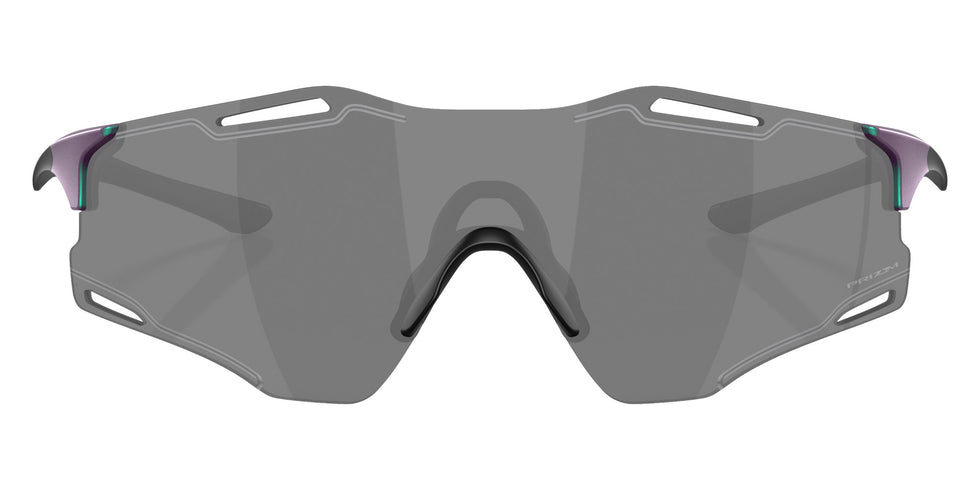 Oakley® OO9512D CYBR ZERO OO9512D 951207 39 Sunglasses - Matte Purple/Green Colorshift / Prizm Black Mirrored 951207