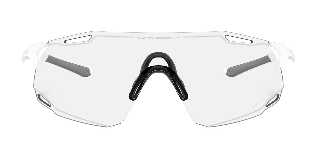 Oakley® OO9513D Cybr Dyno OO9513D 951301 39 - Matte White/Clear To Black Iridium Photochromic Sunglasses