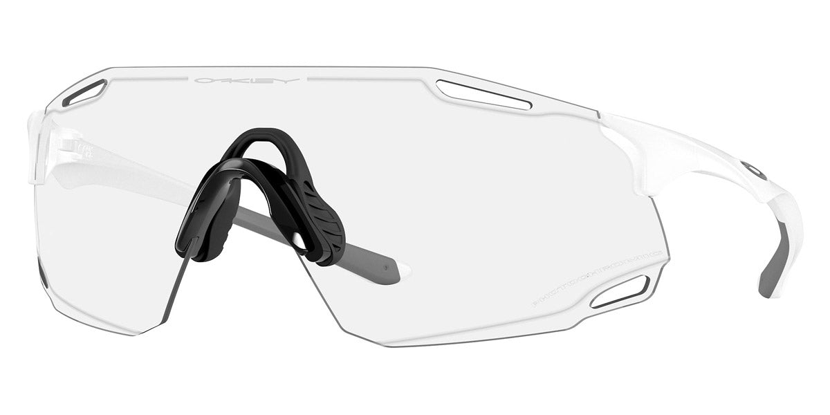 Oakley® OO9513D Cybr Dyno OO9513D 951301 39 - Matte White/Clear To Black Iridium Photochromic Sunglasses