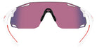 Oakley® OO9513D Cybr Dyno OO9513D 951303 39 - Polished White/Prizm Road Sunglasses