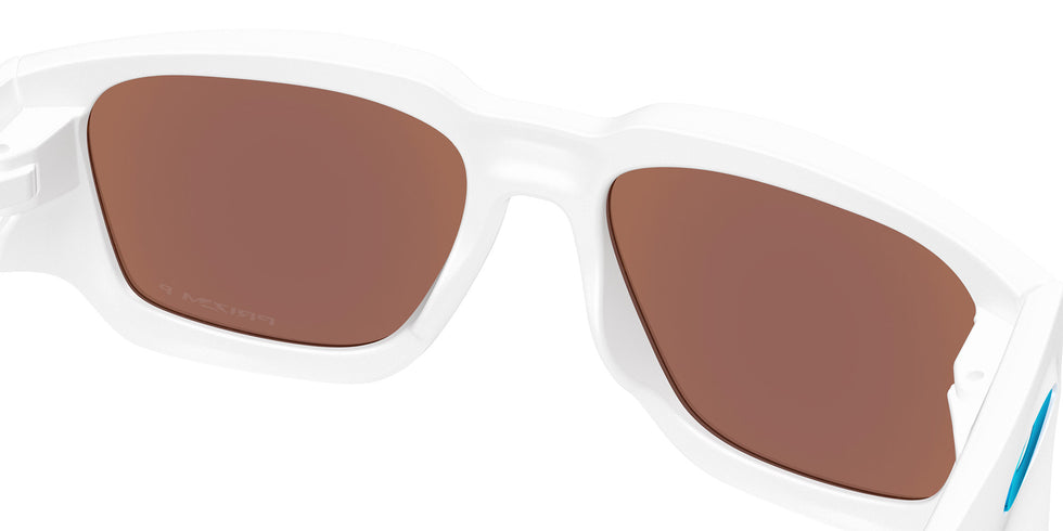 Oakley® OO9514 INSTAGATOR OO9514 951404 58 Sunglasses - Matte White / Prizm Deep Water Polarized Mirrored