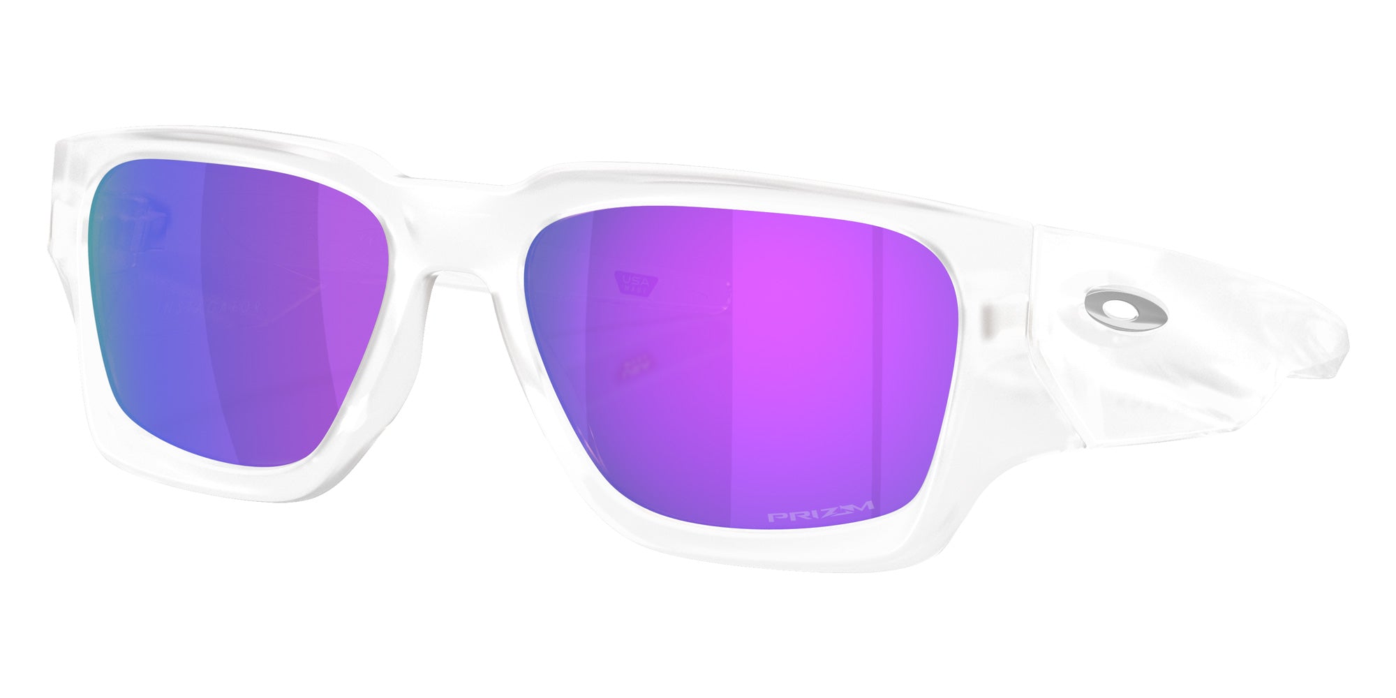 Oakley® OO9514 INSTAGATOR OO9514 951406 58 Sunglasses - Matte Clear / Prizm Violet Mirrored