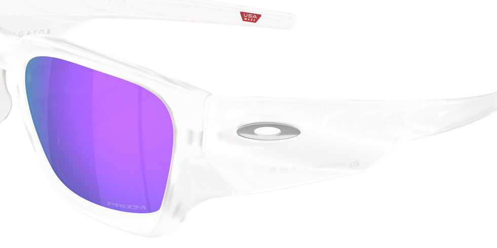 Oakley® OO9514 INSTAGATOR OO9514 951406 58 Sunglasses - Matte Clear / Prizm Violet Mirrored