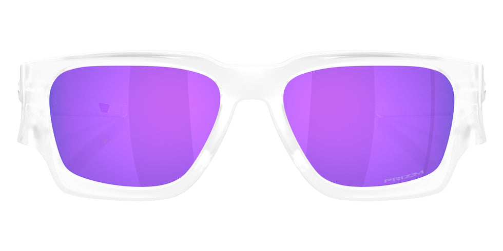 Oakley® OO9514 INSTAGATOR OO9514 951406 58 Sunglasses - Matte Clear / Prizm Violet Mirrored