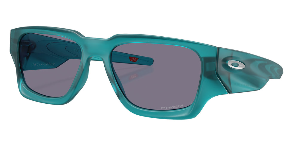 Oakley® OO9514 INSTAGATOR OO9514 951408 58 Sunglasses - Matte Transparent Artic Surf / Prizm Gray