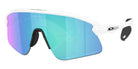 Oakley® OO9517 STUNT DEVIL OO9517 951704 39 Sunglasses - Matte White / Prizm Sapphire Mirrored