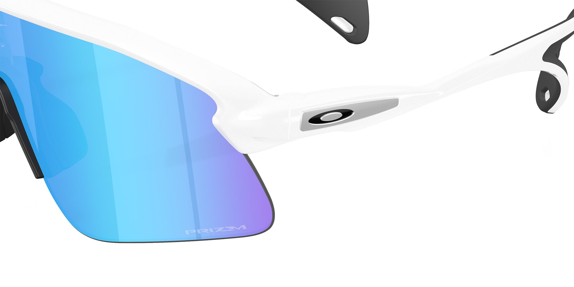 Oakley® OO9517 STUNT DEVIL OO9517 951704 39 Sunglasses - Matte White / Prizm Sapphire Mirrored