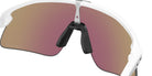 Oakley® OO9517 STUNT DEVIL OO9517 951704 39 Sunglasses - Matte White / Prizm Sapphire Mirrored