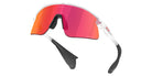 Oakley® OO9517 STUNT DEVIL OO9517 951710 39 Sunglasses - Matte Clear / Prizm Field Mirrored