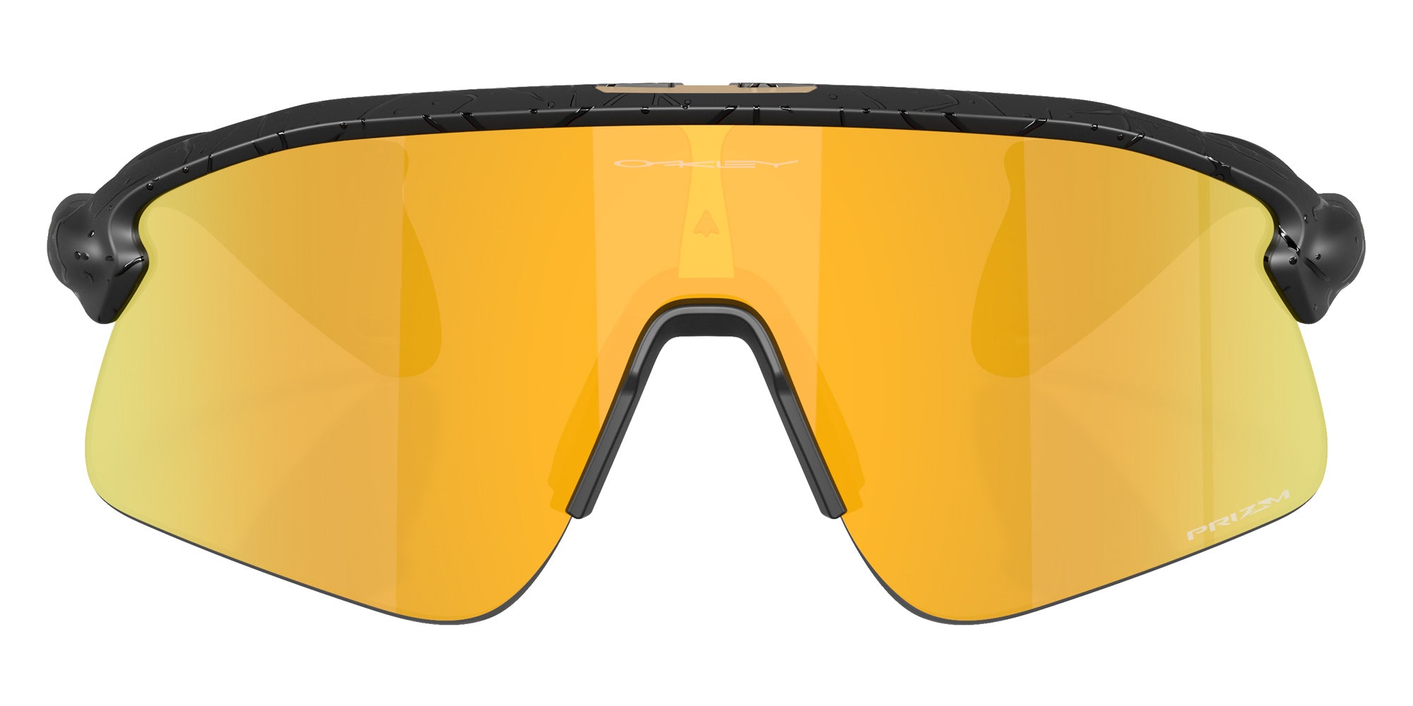 Oakley® OO9517 STUNT DEVIL OO9517 951716 39 Sunglasses - Matte Black Splatter / Prizm 24k Mirrored 951716