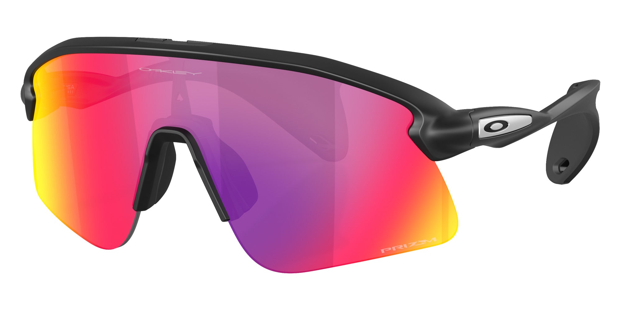 Oakley® OO9518 STUNT DEVIL S OO9518 951802 36 Sunglasses - Matte Black / Prizm Road Mirrored