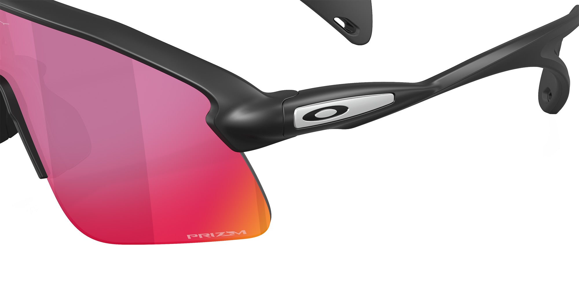Oakley® OO9518 STUNT DEVIL S OO9518 951802 36 Sunglasses - Matte Black / Prizm Road Mirrored