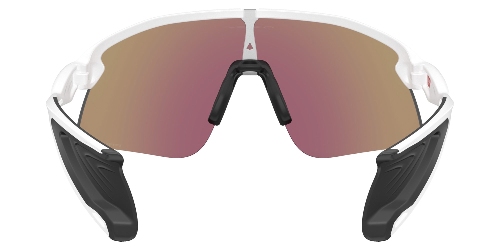Oakley® OO9518 STUNT DEVIL S OO9518 951804 36 Sunglasses - Matte White / Prizm Sapphire Mirrored