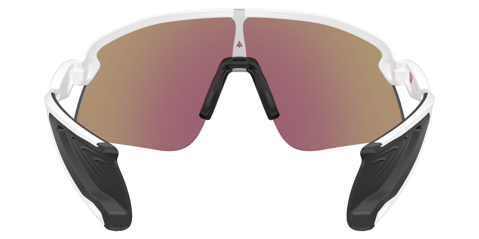 Oakley® OO9518 STUNT DEVIL S OO9518 951804 36 Sunglasses - Matte White / Prizm Sapphire Mirrored