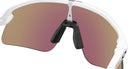 Oakley® OO9518 STUNT DEVIL S OO9518 951804 36 Sunglasses - Matte White / Prizm Sapphire Mirrored