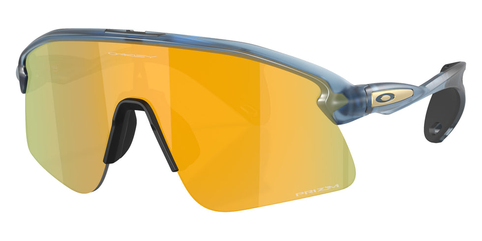 Oakley® OO9518 STUNT DEVIL S OO9518 951805 36 Sunglasses - Matte Transparent Abyss / Prizm 24K Mirrored