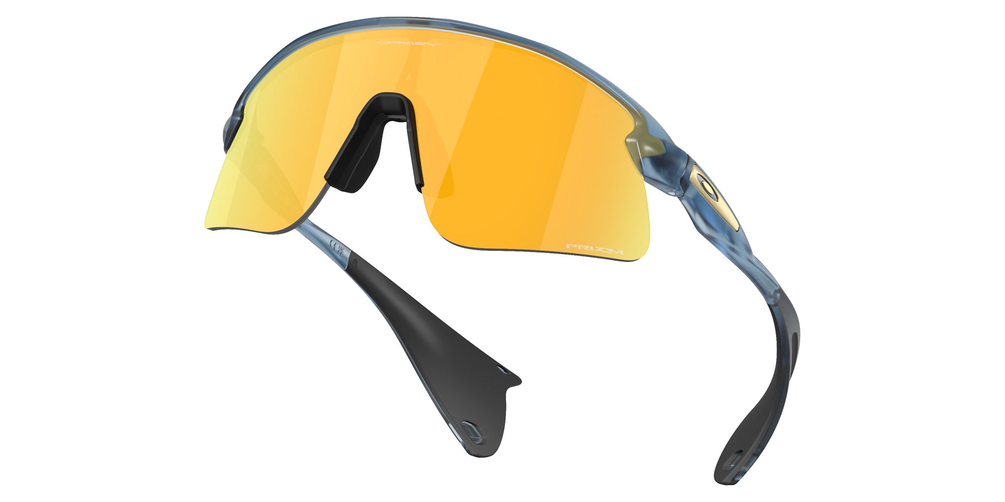Oakley® OO9518 STUNT DEVIL S OO9518 951805 36 Sunglasses - Matte Transparent Abyss / Prizm 24K Mirrored