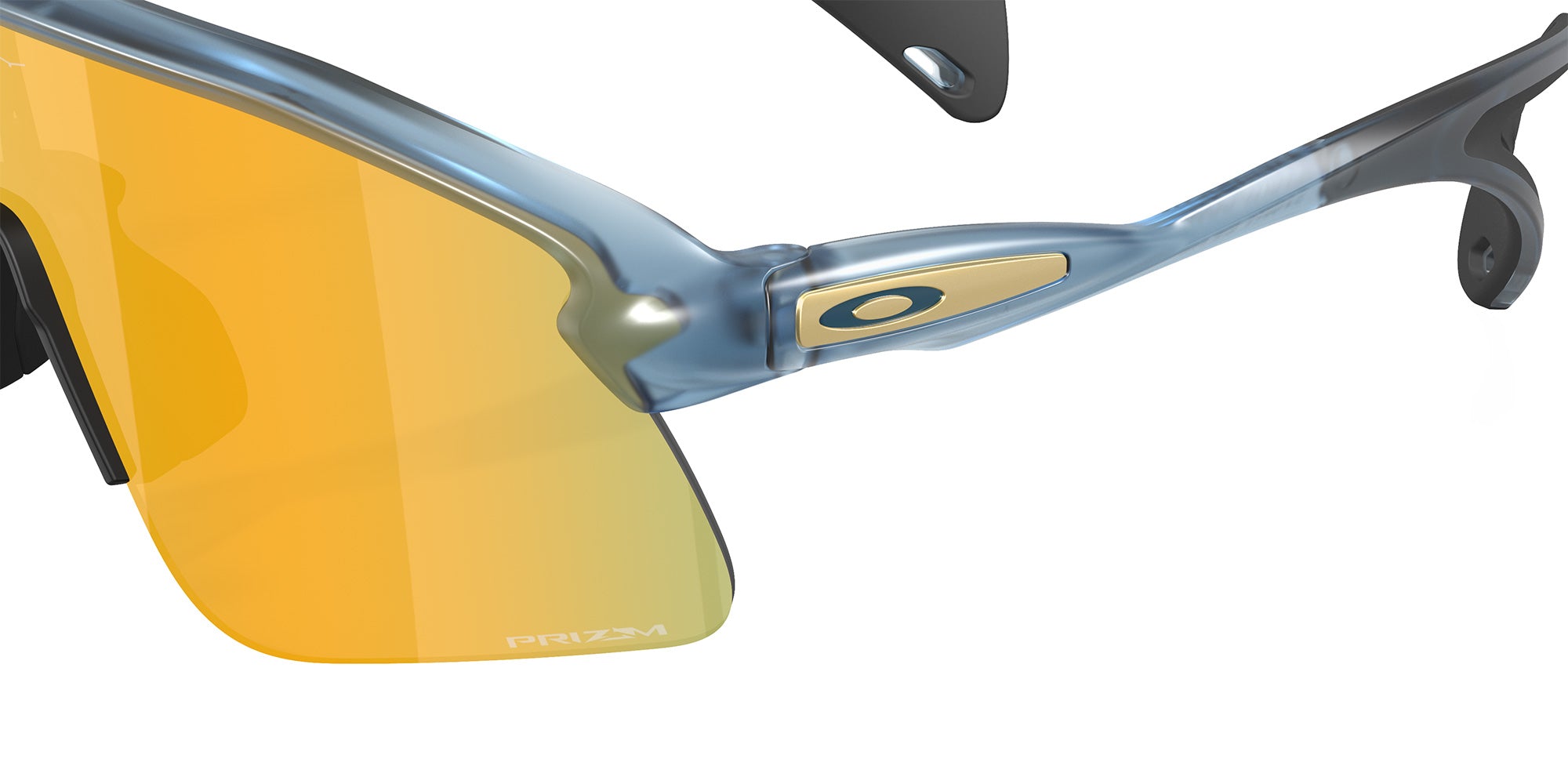 Oakley® OO9518 STUNT DEVIL S OO9518 951805 36 Sunglasses - Matte Transparent Abyss / Prizm 24K Mirrored