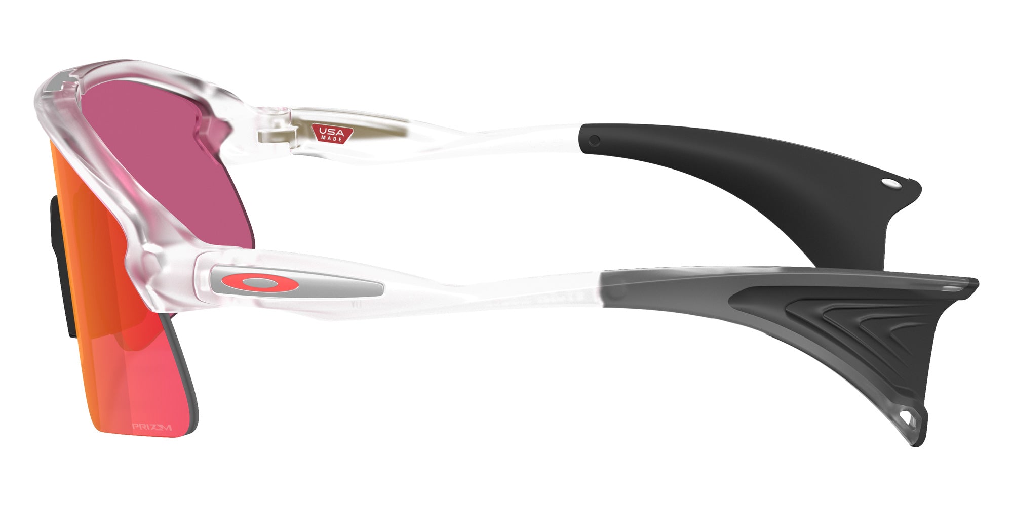 Oakley® OO9518 STUNT DEVIL S OO9518 951810 36 Sunglasses - Matte Clear / Prizm Field