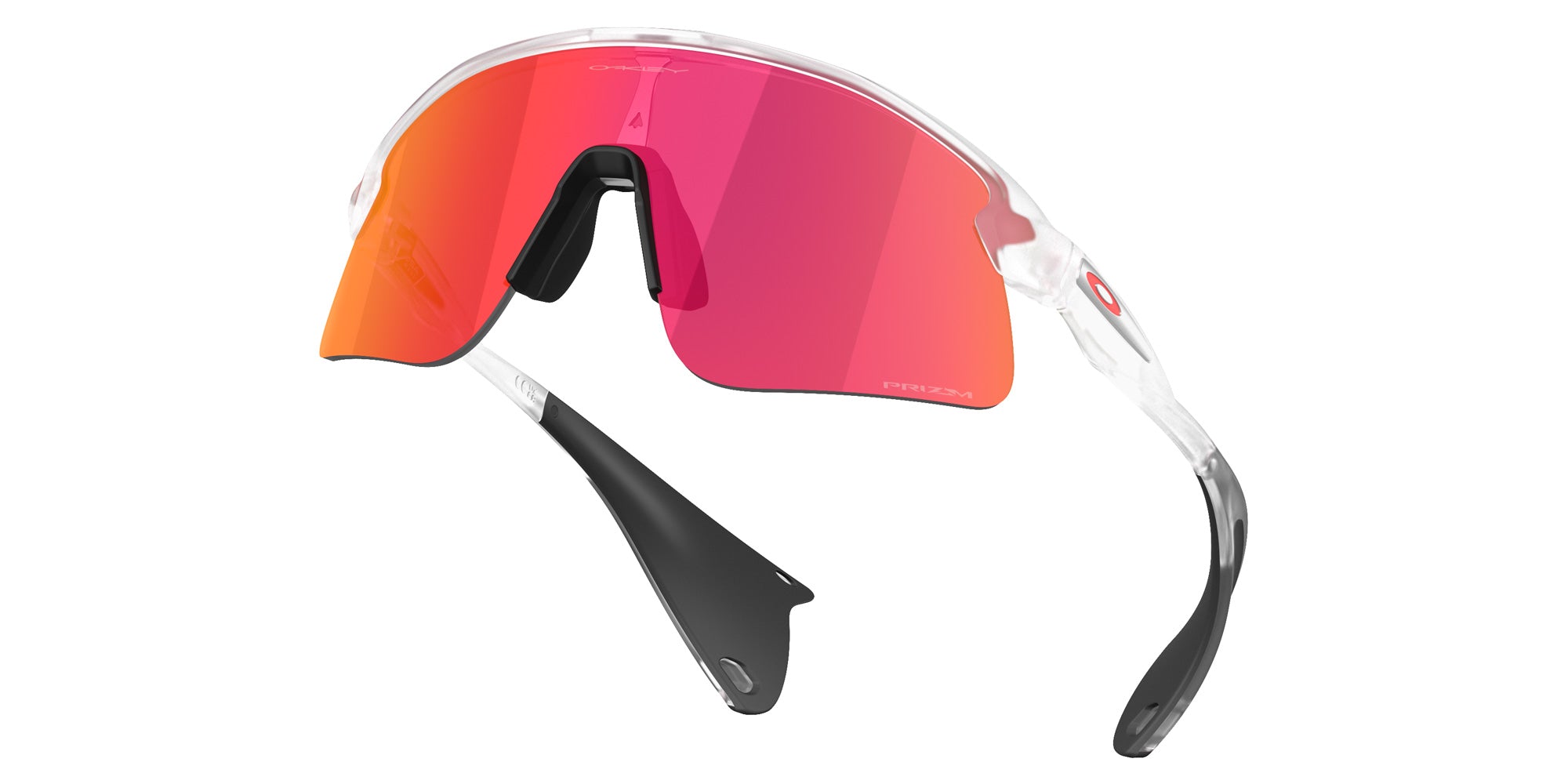 Oakley® OO9518 STUNT DEVIL S OO9518 951810 36 Sunglasses - Matte Clear / Prizm Field